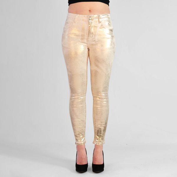 Foly Rose Skinny kullanhohtoiset stretchfarkut-3