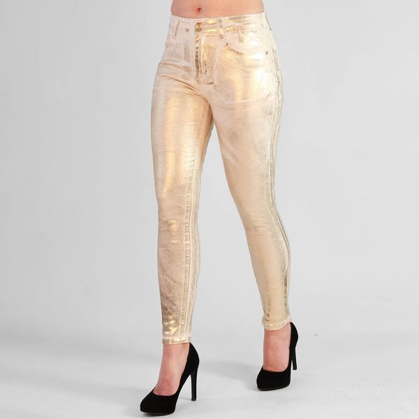 Foly Rose Skinny kullanhohtoiset stretchfarkut-4