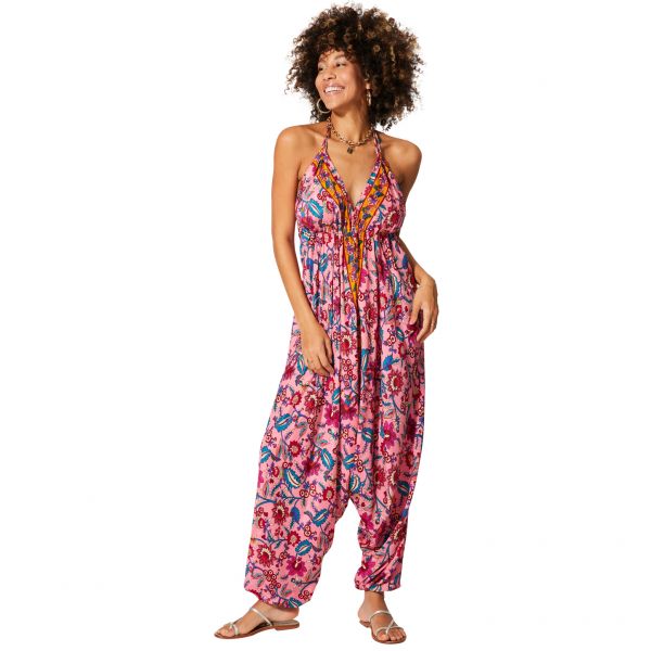 Tilonia haaremijumpsuit pinkkikuvioinen-3