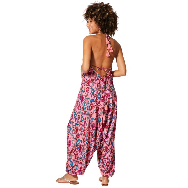 Tilonia haaremijumpsuit pinkkikuvioinen-2