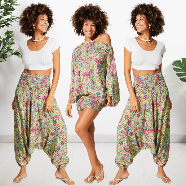 Samaira 3 in 1 haaremihousut lime