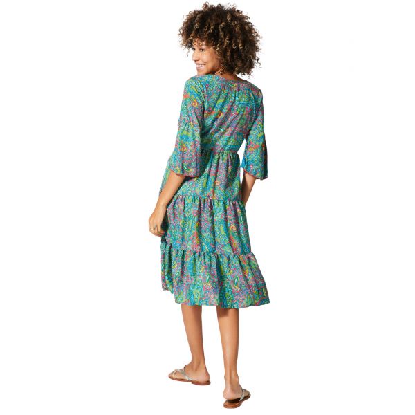 Ananta kesämekko paisley vihreä-4