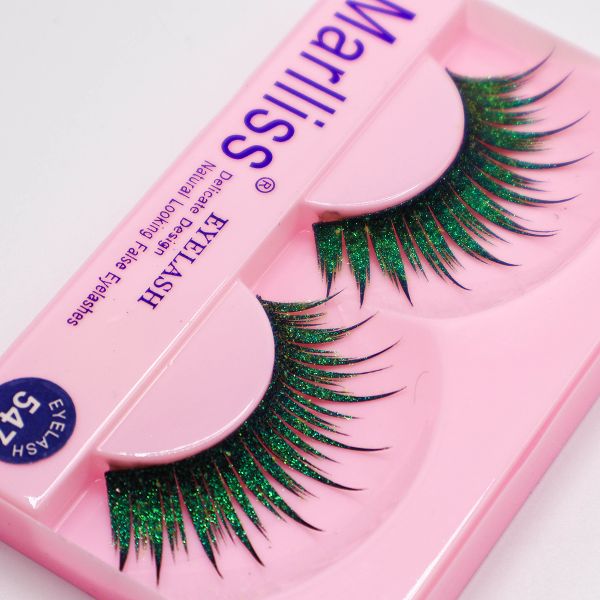 Marlliss tekoripset glitter vihreä