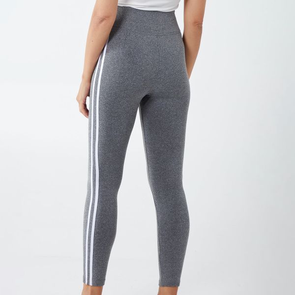 Qed LDN Tea Thermo leggingsit meleerattu harmaa-3