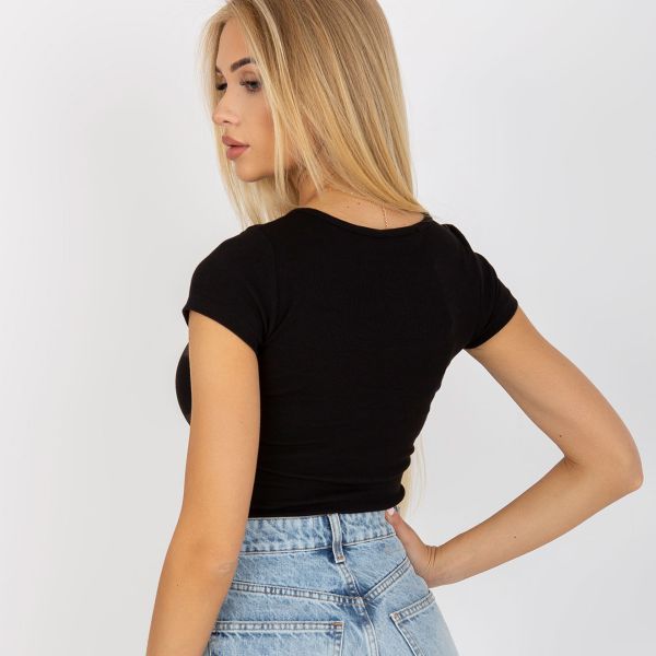 Och Bella Rayna ribbipaita musta-4