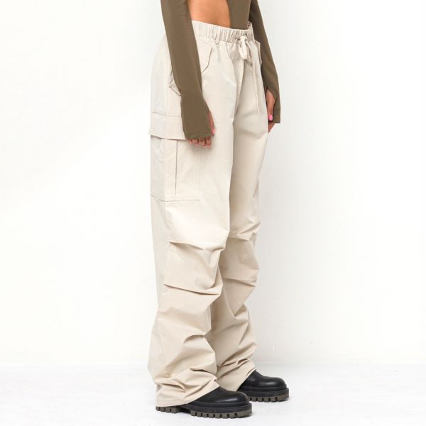 No Vacancy Parachute Wide housut beige-7