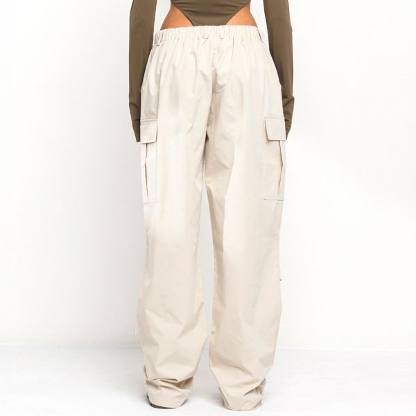 No Vacancy Parachute Wide housut beige-6