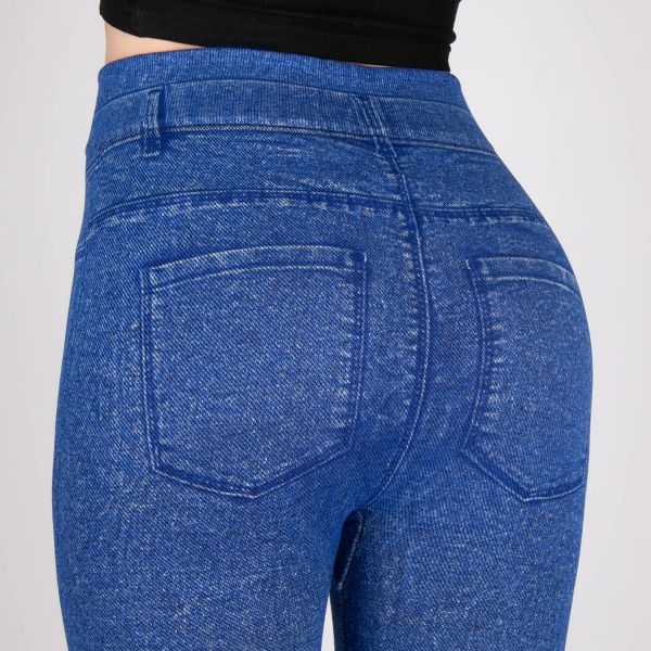 High Waist jeanslook leggingsit-7