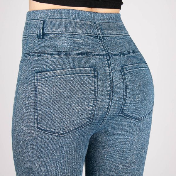 High Waist jeanslook leggingsit-7