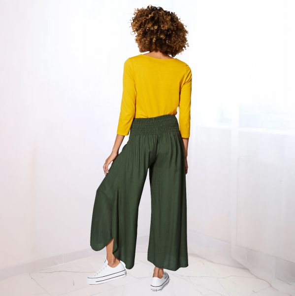 Neysa kesähousut khaki-2
