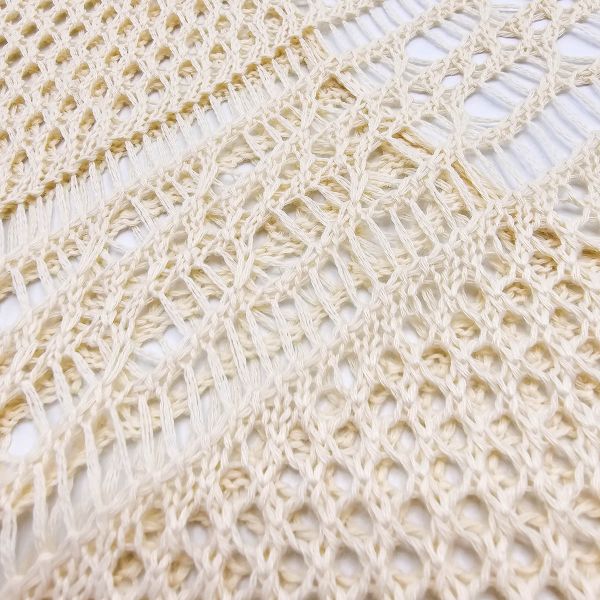 Nandi puuvillainen neulemekko beige-2