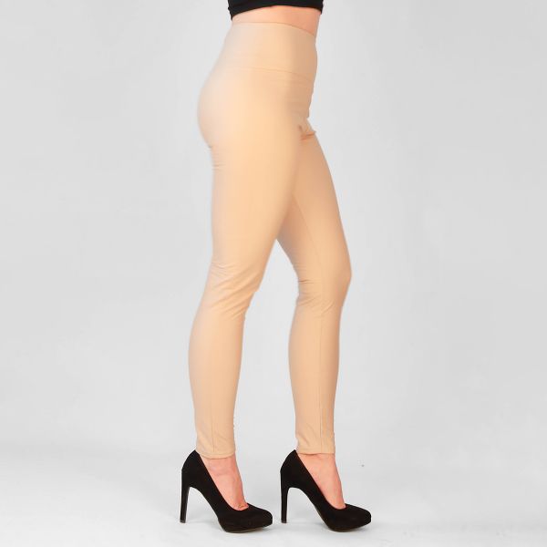 Willow leatherlook leggingsit beige-7