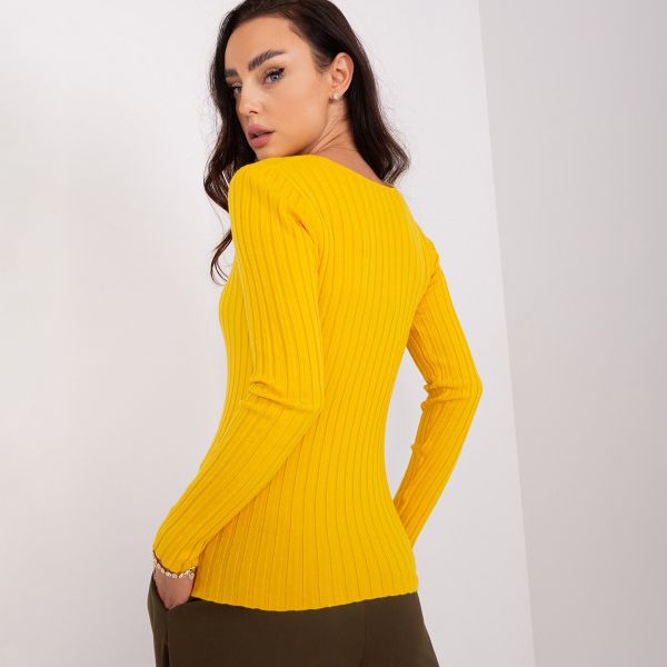 PM Adella superstretch neulospaita mustard-4