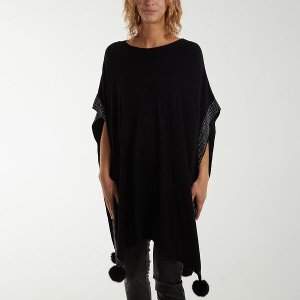 Qed LDN Eliz neuleponcho musta