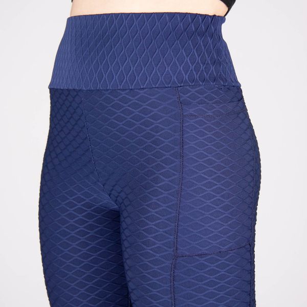 ShoSho Diamond Honeycomb leggingsit sininen-7