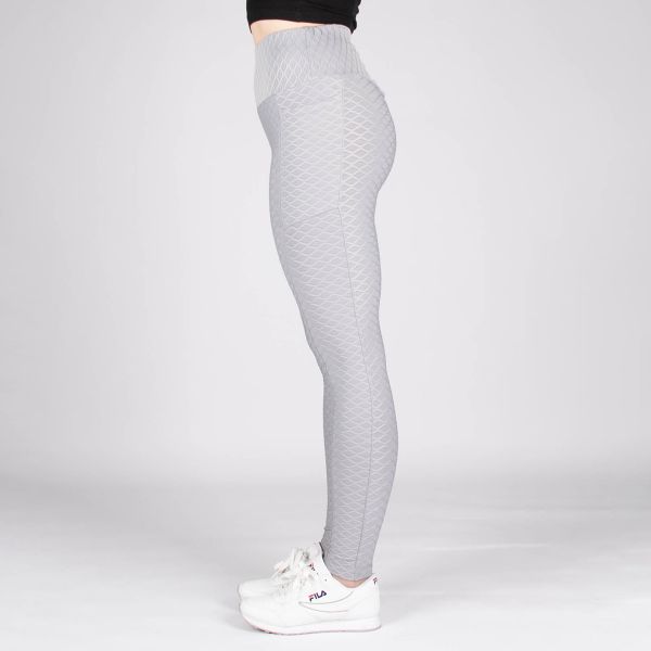 ShoSho Diamond Honeycomb leggingsit harmaa-4