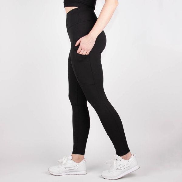 ShoSho Zoe Soft Brush leggingsit musta-3