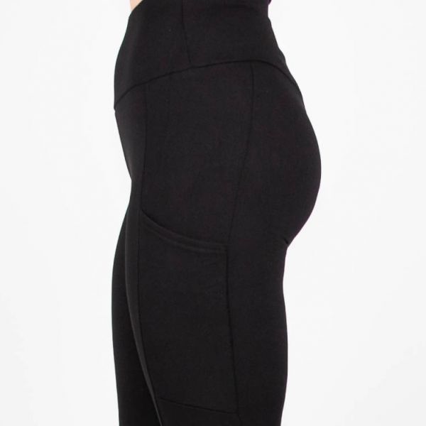 ShoSho Zoe Soft Brush leggingsit musta-4