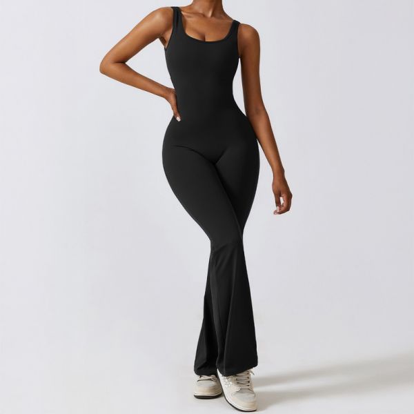 Otos Active Scrunch jumpsuit musta-2
