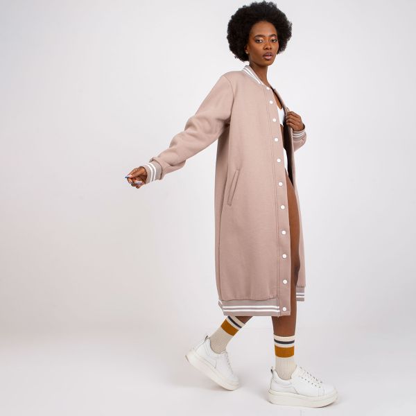 Rue Paris Aosta Long collegebomber v.ruskea-1