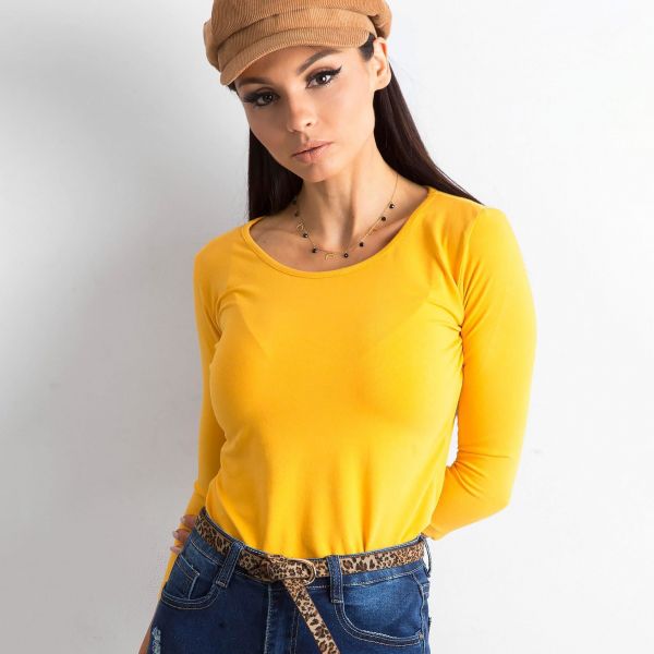 Basic Mona paita mustard-5