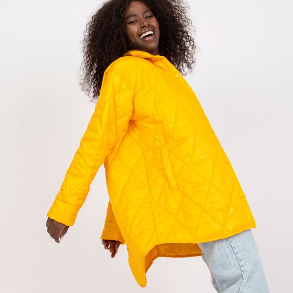 Rue Paris Kelly takki mustard-3