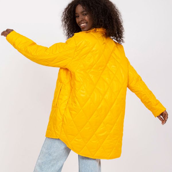 Rue Paris Kelly takki mustard-4