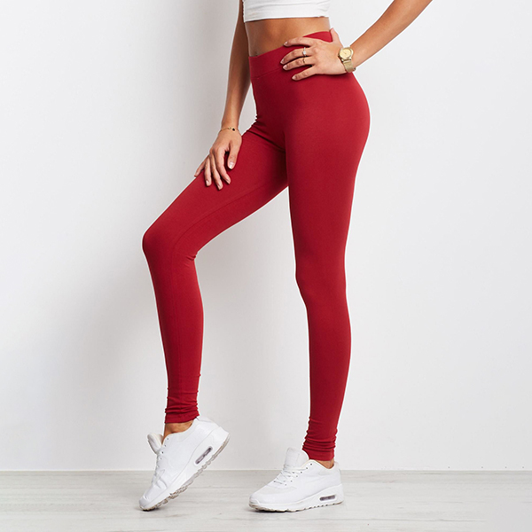 Basic leggingsit burgundy