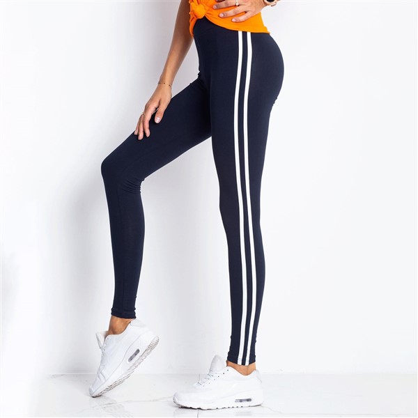 Basic Stripes leggingsit navy