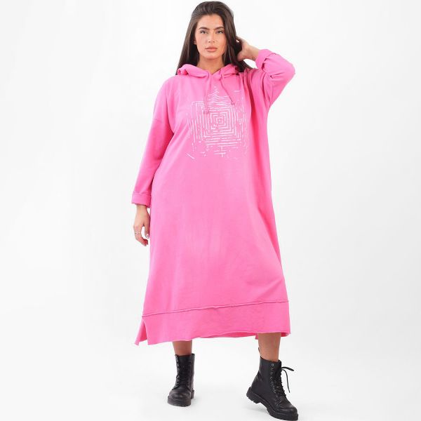 TLL Sequin Square hupparimekko pinkki-2
