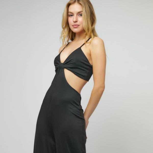 Popular 21 Peekaboo jumpsuit musta-7