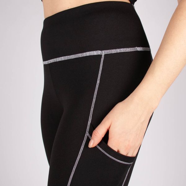 ShoSho Isabel Soft Brush leggingsit musta-7