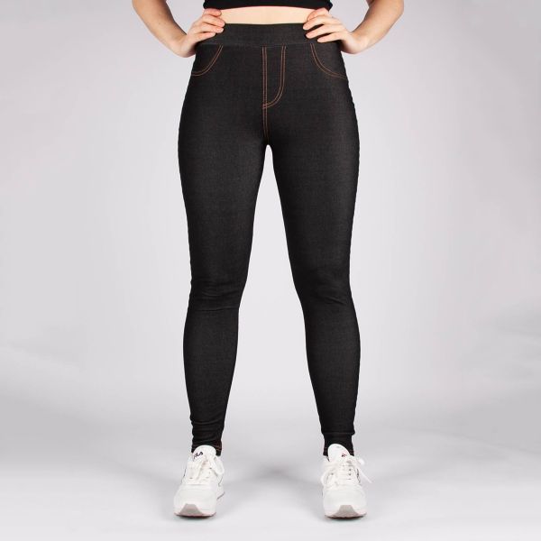 Katia Cora Thermo Pocket leggingsit musta