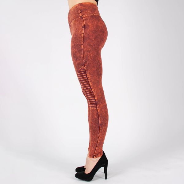 Zenana Moto Maggie leggingsit ruoste-3