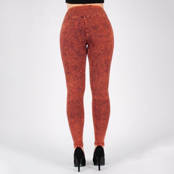 Zenana Moto Maggie leggingsit ruoste-5
