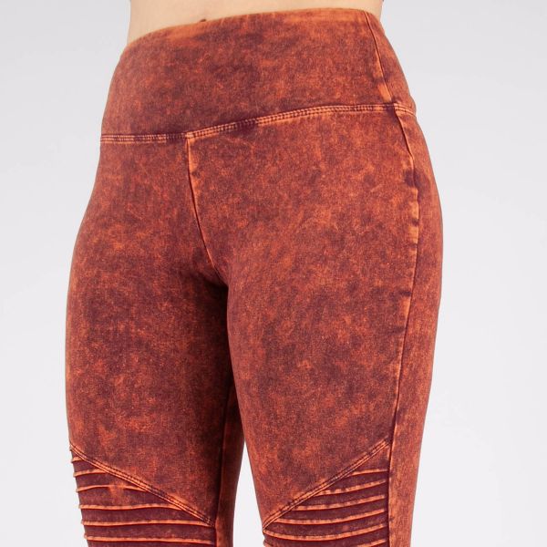 Zenana Moto Maggie leggingsit ruoste-6