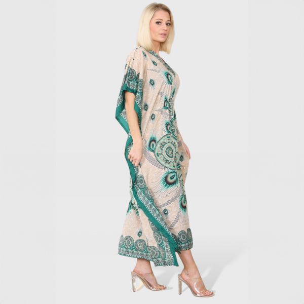 Sumel Peacock kaftaani vihreä-2