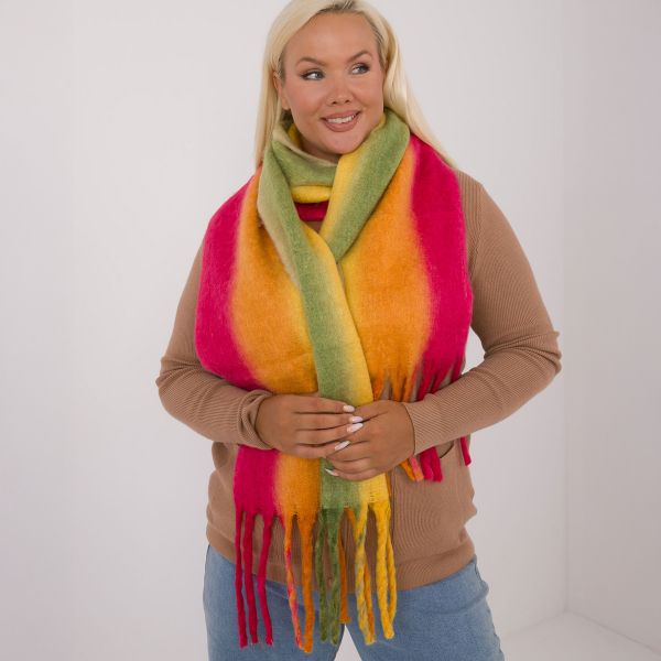 Wool Fashion suuri kaulahuivi värikäs-2