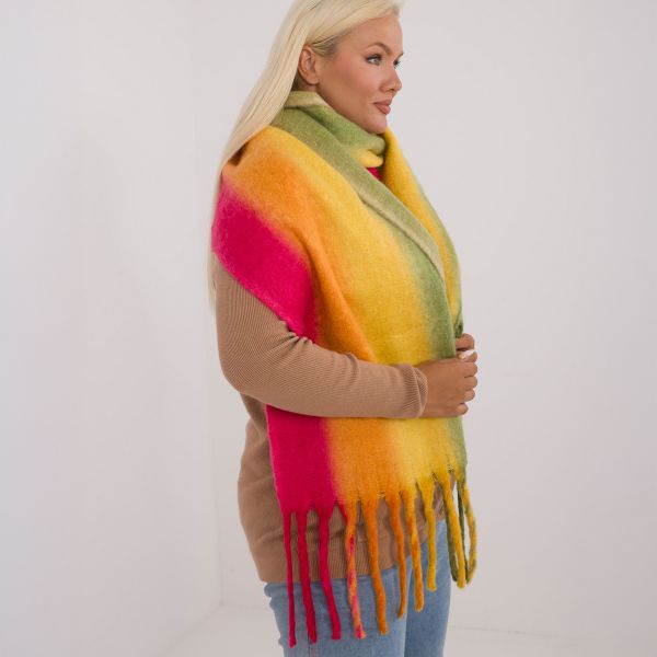 Wool Fashion suuri kaulahuivi värikäs-4