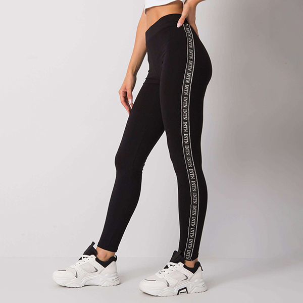 Rue Paris Akemi leggingsit hopea/musta