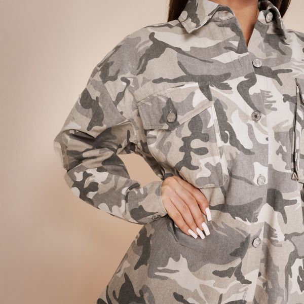 No Vacancy Military paitatakki harmaa camo-4