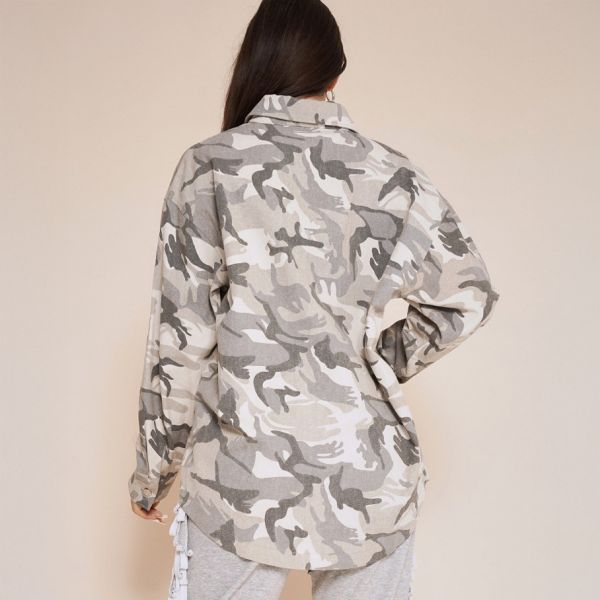 No Vacancy Military paitatakki harmaa camo-5