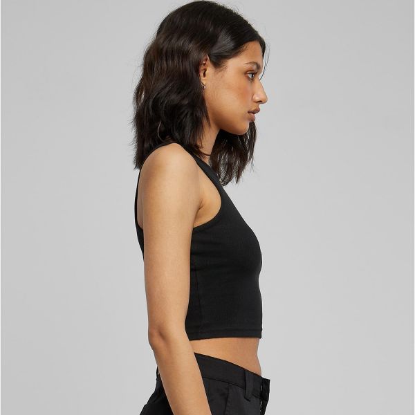 Urban Classics Crop ribbitoppi musta-4