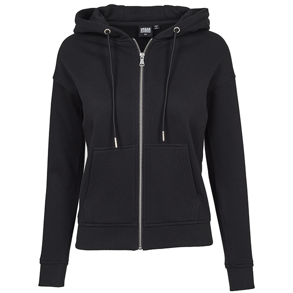 Urban Classics Zip hoody musta