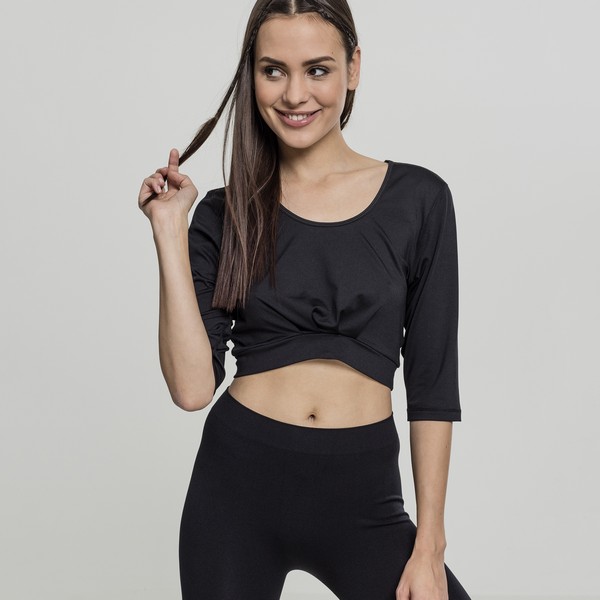 Urban Classics Active Cropped paita musta