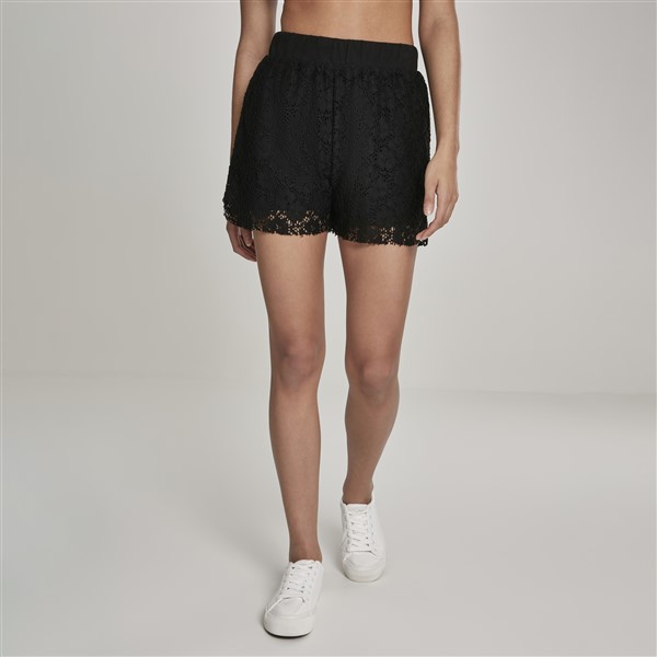 Urban Classics Laces shortsit musta