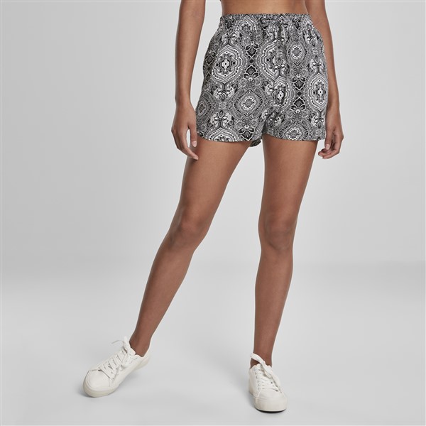 Urban Classics AOP Viscose Resort shortsit bandana/kuvioitu