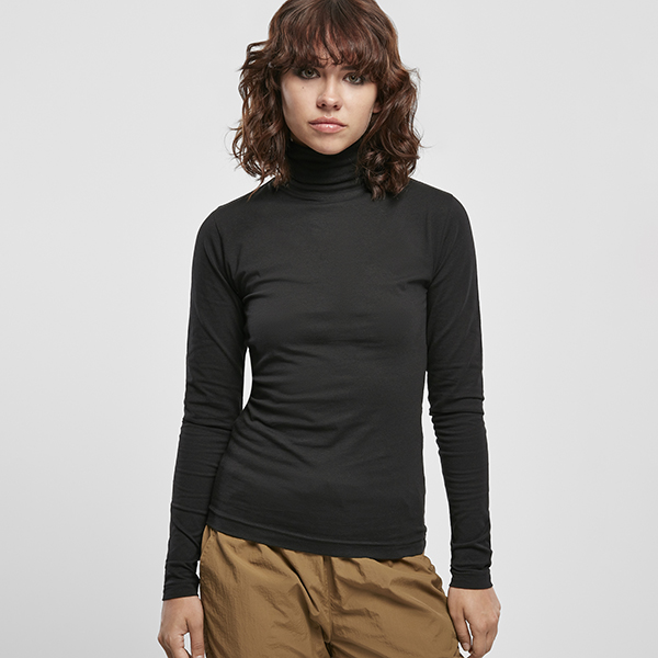 Urban Classics Turtleneck paita musta