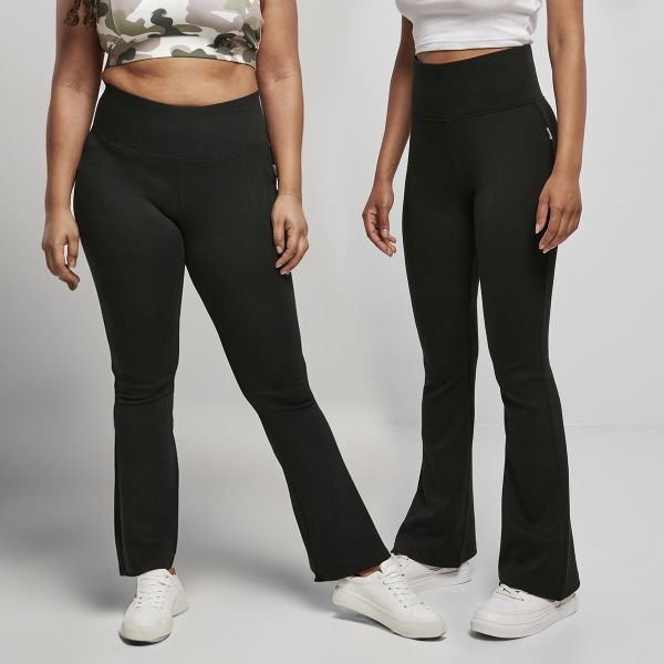 Urban Classics Organic Interlock housut musta