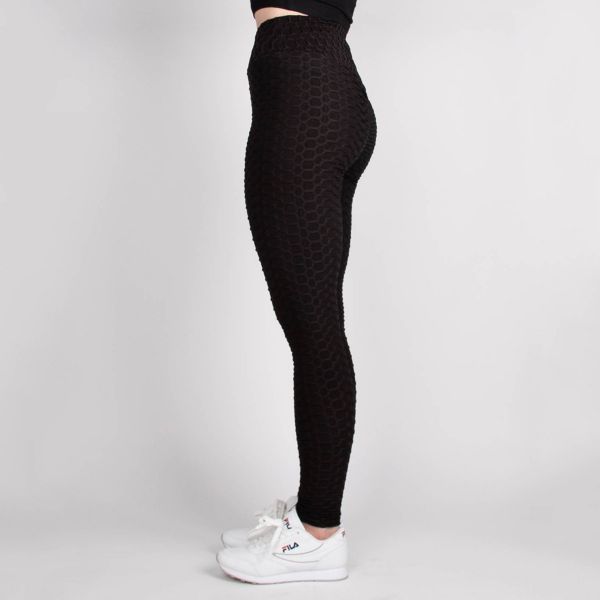 Urban Classics Honeycomb leggingsit musta-2